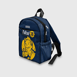Детский рюкзак FALLOUT 76 - Черточки, цвет: 3D-принт — фото 2