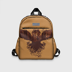 Детский рюкзак Летящая сова и осенний лес, цвет: 3D-принт