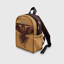 Детский рюкзак Летящая сова и осенний лес, цвет: 3D-принт — фото 2