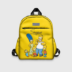 Детский рюкзак Счастливые Симпсоны, цвет: 3D-принт