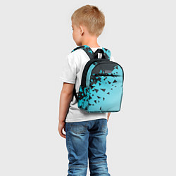 Детский рюкзак Осколки Абстракции, цвет: 3D-принт — фото 2