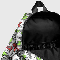 Детский рюкзак Кеды разноцветные поп арт, цвет: 3D-принт — фото 2