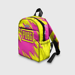 Детский рюкзак PUBG yellow, цвет: 3D-принт — фото 2