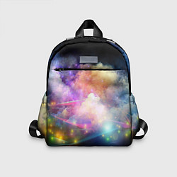 Детский рюкзак Светящиеся точки и дым, цвет: 3D-принт