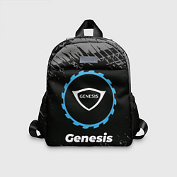 Детский рюкзак Genesis в стиле Top Gear со следами шин на фоне, цвет: 3D-принт