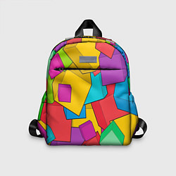 Детский рюкзак Фон из разноцветных кубиков
