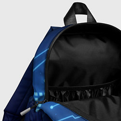 Детский рюкзак Citroёn абстракция неон, цвет: 3D-принт — фото 2