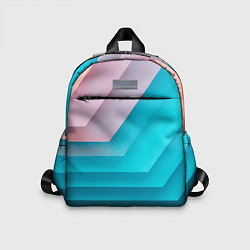 Детский рюкзак Геометрические переливающиеся углы, цвет: 3D-принт
