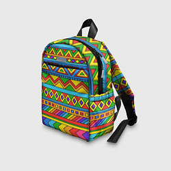 Детский рюкзак Красивый цветной орнамент, цвет: 3D-принт — фото 2