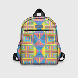 Детский рюкзак Занимательная геометрия рисунок карандашами, цвет: 3D-принт