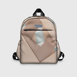 Детский рюкзак Геометрические дыры в прямоугольниках, цвет: 3D-принт