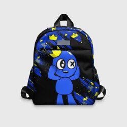Детский рюкзак Радужные друзья Синий, цвет: 3D-принт