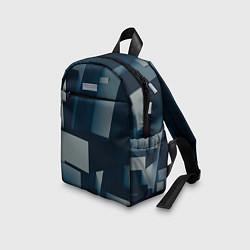 Детский рюкзак Множество объёмных прямоугольников и фигур, цвет: 3D-принт — фото 2
