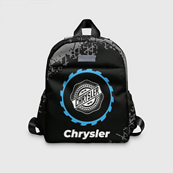 Детский рюкзак Chrysler в стиле Top Gear со следами шин на фоне, цвет: 3D-принт