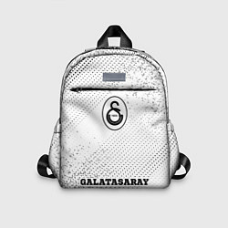 Детский рюкзак Galatasaray sport на светлом фоне: символ, надпись, цвет: 3D-принт