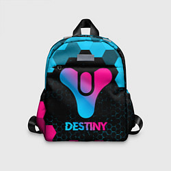 Детский рюкзак Destiny - neon gradient, цвет: 3D-принт