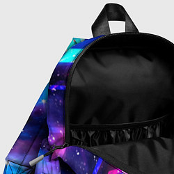 Детский рюкзак AC Milan неоновый космос, цвет: 3D-принт — фото 2
