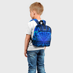 Детский рюкзак Неоновый туннель, цвет: 3D-принт — фото 2