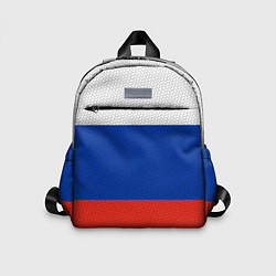 Детский рюкзак Триколор - флаг России плетёный, цвет: 3D-принт