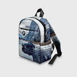 Детский рюкзак БМВ у горного озера, цвет: 3D-принт — фото 2