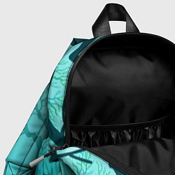 Детский рюкзак Голова зомби, цвет: 3D-принт — фото 2