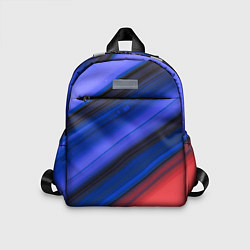 Детский рюкзак Синий и красный песок, цвет: 3D-принт