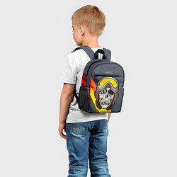 Детский рюкзак Череп летчика, цвет: 3D-принт — фото 2