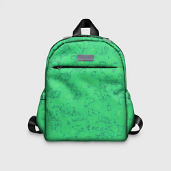 Детский рюкзак Мраморный зеленый яркий узор