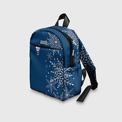 Детский рюкзак Новогодние снеговики, цвет: 3D-принт — фото 2