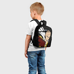 Детский рюкзак Ванпанчмен-лысый герой, цвет: 3D-принт — фото 2
