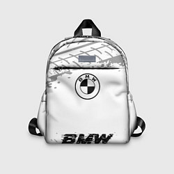 Детский рюкзак BMW speed шины на светлом: символ, надпись, цвет: 3D-принт