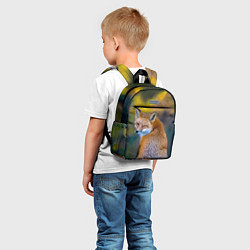 Детский рюкзак Лиса подмигивает, цвет: 3D-принт — фото 2