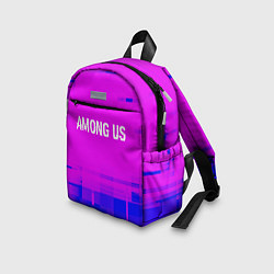 Детский рюкзак Among Us glitch text effect: символ сверху, цвет: 3D-принт — фото 2