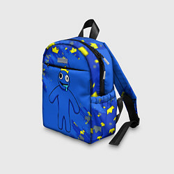 Детский рюкзак Радужные друзья Синий в короне, цвет: 3D-принт — фото 2