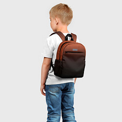 Детский рюкзак Благородный коричневый градиент, цвет: 3D-принт — фото 2