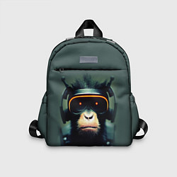 Детский рюкзак Кибер-обезьяна, цвет: 3D-принт