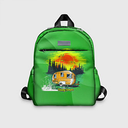 Детский рюкзак Домик на колесах, цвет: 3D-принт