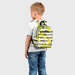Детский рюкзак Бананы на чёрно-белом фоне, цвет: 3D-принт — фото 2