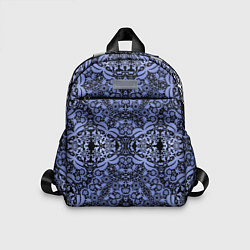 Детский рюкзак Ажурный модный кружевной синий узор