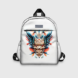 Детский рюкзак Маска шамана - ирезуми, цвет: 3D-принт