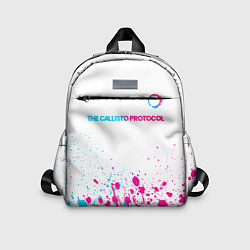 Детский рюкзак The Callisto Protocol neon gradient style: символ, цвет: 3D-принт