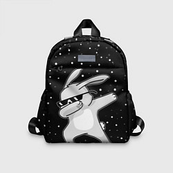 Детский рюкзак Кролик ДЭБ и снегопад, цвет: 3D-принт