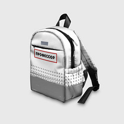 Детский рюкзак Профессор - в красной рамке на светлом, цвет: 3D-принт — фото 2