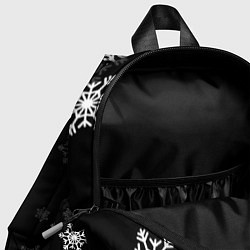 Детский рюкзак Новогодние снежинки, цвет: 3D-принт — фото 2