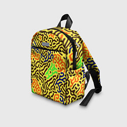 Детский рюкзак Абстрактные кислотные полосы, цвет: 3D-принт — фото 2