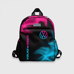 Детский рюкзак Volkswagen - neon gradient: надпись, символ, цвет: 3D-принт