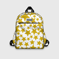 Детский рюкзак Жёлтые звезды, цвет: 3D-принт