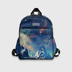 Детский рюкзак Горы и бескрайний космос, цвет: 3D-принт