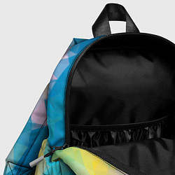 Детский рюкзак Blue abstraction, цвет: 3D-принт — фото 2