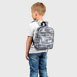 Детский рюкзак Джинсовый паттерн, цвет: 3D-принт — фото 2